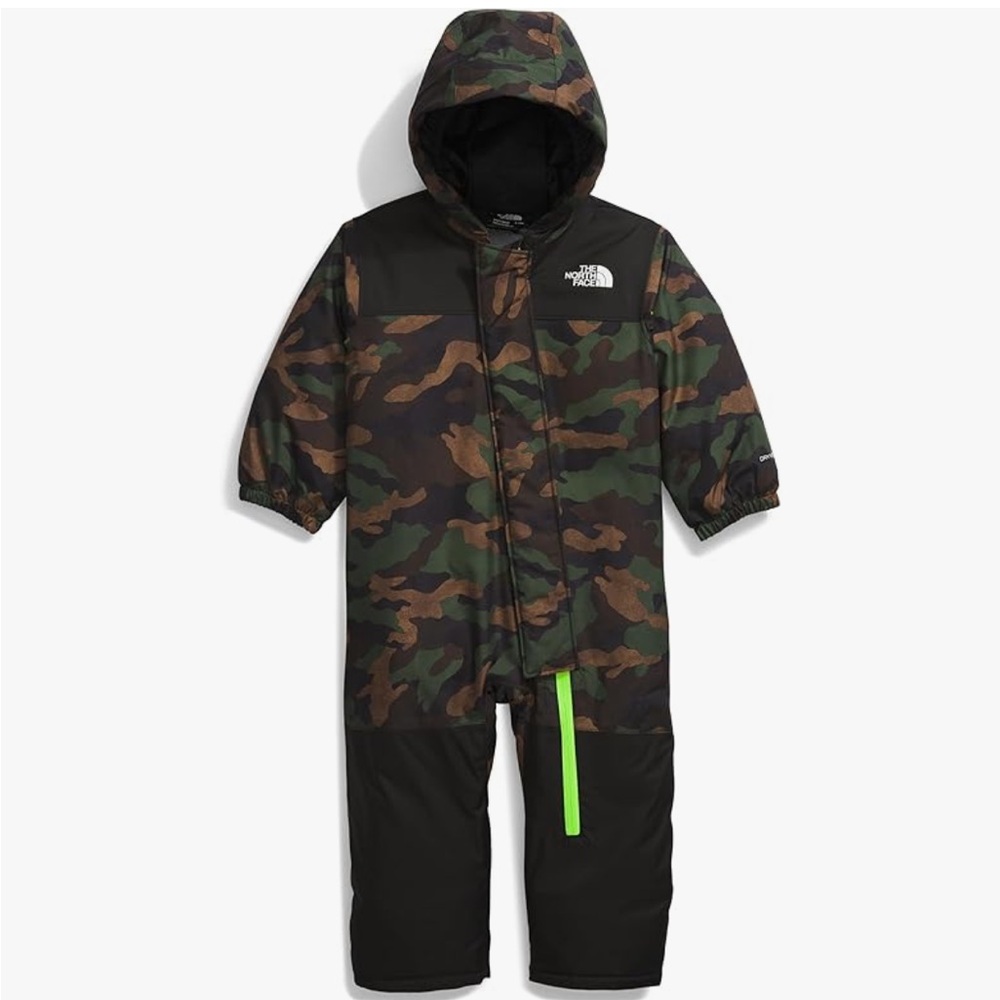 NWT The North Face 24 month camo toddler snowsuit